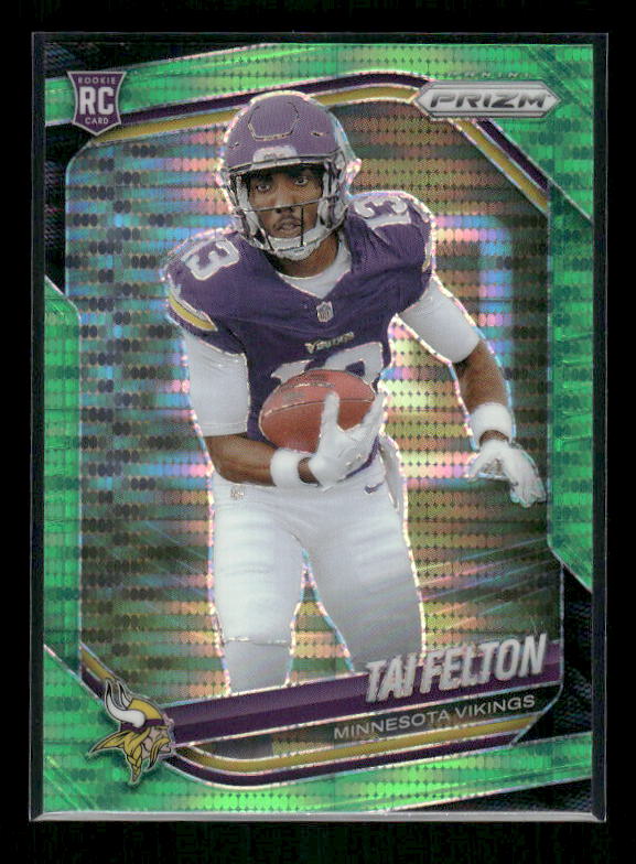 Tai Felton - 2025 Prizm Football - Neon Green Pulsar - Rookie