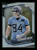 Gunnar Helm - 2025 Prizm Football - Silver Prizm - Rookie