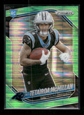 Tetairoa McMillan - 2025 Prizm Football - Neon Green Pulsar - Rookie