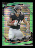Colston Loveland - 2025 Prizm Football - Neon Green Pulsar - Rookie