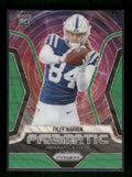 Tyler Warren - 2025 Prizm Football - Prizmatic Green Wave - Rookie