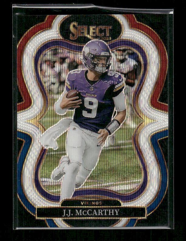 J.J. McCarthy - 2025 Select Football - Suite Level Tri Color /199