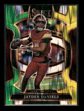 Jayden Daniels - 2025 Select Football - Green & Yellow Shock