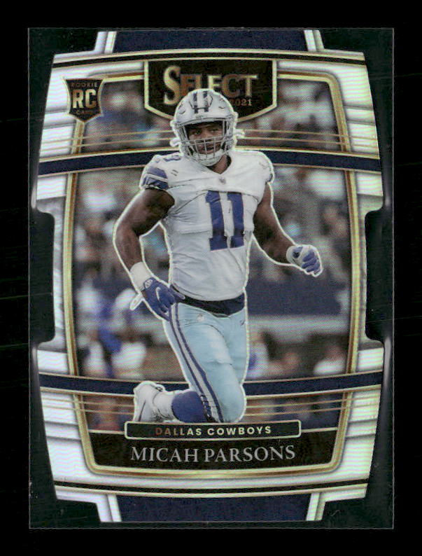 Micah Parsons - 2021 Select Football - Silver Die Cut - Rookie