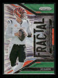 Joe Burrow - 2025 Prizm Football - Green Wave Fractal