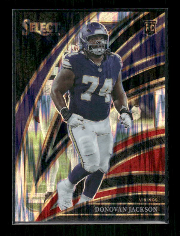 Donovan Jackson - 2025 Select Football - Club Black & Red Shock - Rookie