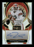 Shedeur Sanders - 2025 Select Football - Silver Select Signatures Prizm Auto - Rookie