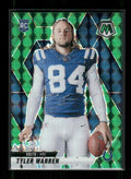 Tyler Warren - 2025 Mosaic Football - Green Mosaic - Rookie Variation