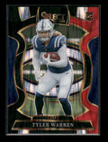 Tyler Warren - 2025 Select Football - Black & Red Shock - Rookie
