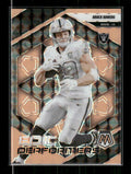 Brock Bowers - 2025 Mosaic Football - Orange Fluorescent Epic Performers