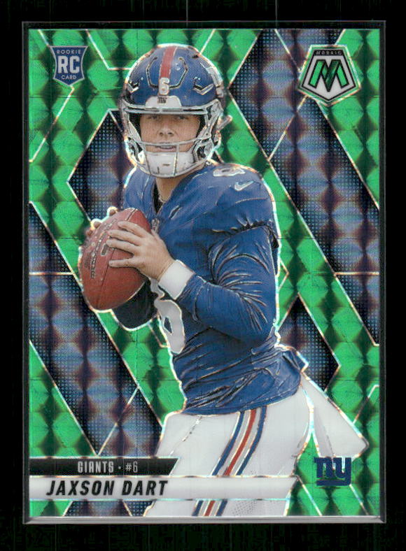 Jaxson Dart - 2025 Mosaic Football - Green Mosaic - Rookie