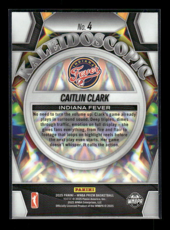 Caitlin Clark - 2025 Prizm WNBA - Kaleidoscopic
