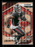 Bijan Robinson - 2025 Mosaic Football - Orange Fluorescent Epic Performers