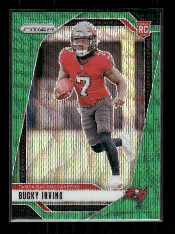 Bucky Irving - 2024 Panini Prizm Football - Green Wave - Rookie