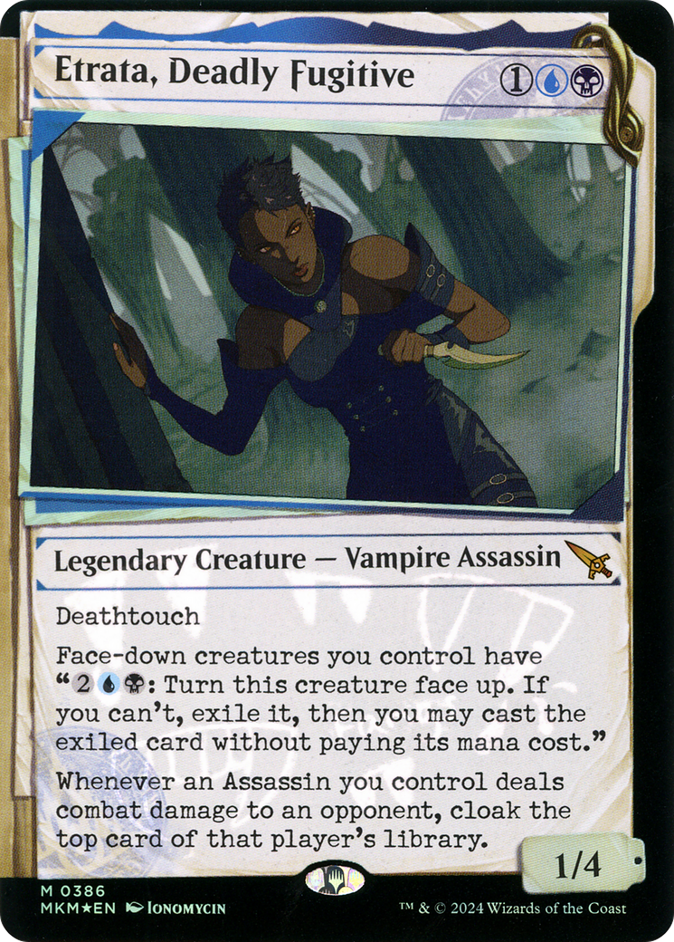 Etrata, Deadly Fugitive (MKM-386) - Murders at Karlov Manor: (Showcase) Foil