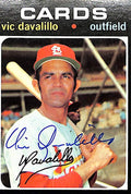 Vic Davalillo St. Louis Cardinals Signed/Autographed 1971 TOPPS Card #4 189500