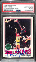 Don Ford Signed 1977 Topps Card #43 Los Angeles Lakers PSA/DNA 185670