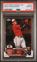Graded 2023 Topps Chrome Update Adley Rutschman #USC1 Rookie RC Baseball Card PSA 10 Gem Mint