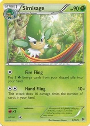 Simisage 006/162 - XY  BREAKthrough