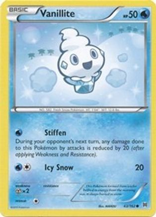 Vanillite 043/162 - XY  BREAKthrough