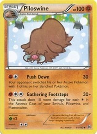 Piloswine 081/162 - XY  BREAKthrough