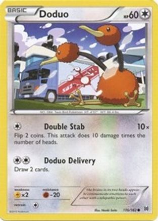 Doduo 116/162 - XY  BREAKthrough