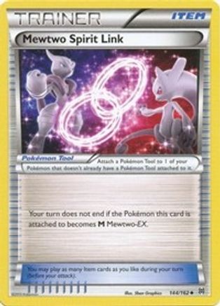 Mewtwo Spirit Link 144/162 - XY  BREAKthrough Reverse Holofoil