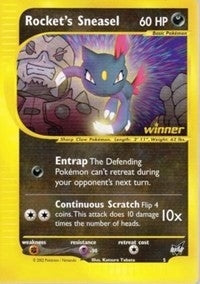 Rocket's Sneasel - 5 [Winner] (005/009) (Best of Promos) (PR)