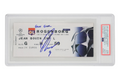 Karim Benzema Signed 2005 UCL Debut Match Ticket Inscribed First Goal – PSA 1.5