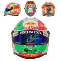 Sergio Perez Signed 2021 Mexico F1 RedBull Helmet 1:2 Scale with Beckett COA