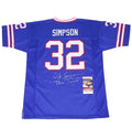 OJ Simpson Signed Buffalo Bills Football Jersey Inscribed The Juice with JSA