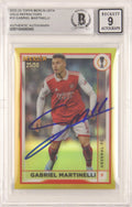 Gabriel Martinelli Signed 2022-23 Topps Merlin Chrome Gold /50 – BGS 9 Autograph