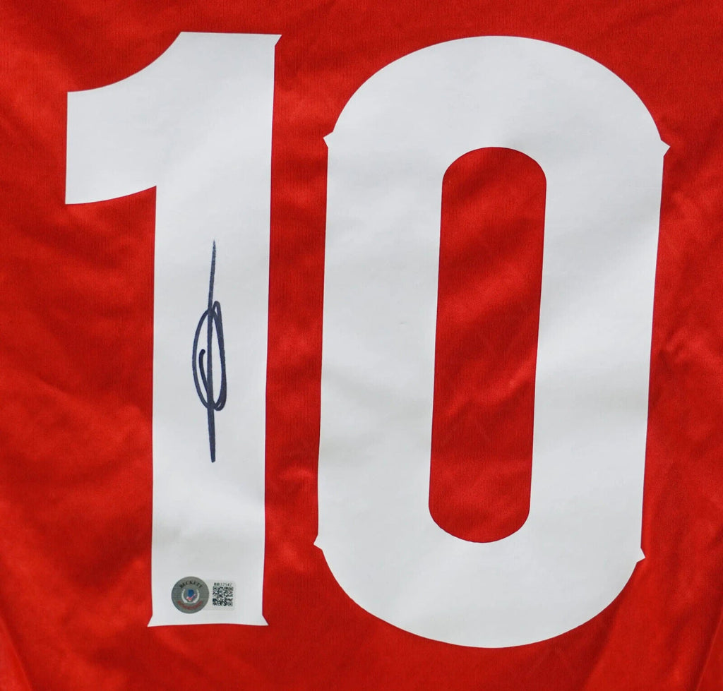 Ansu Fati Signed Spain FC Home Soccer Jersey #10 with Beckett COA