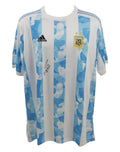 Sergio Aguero Front Signed Argentina FC Home Soccer Jersey with Beckett COA