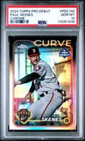Graded 2024 Topps Pro Debut Paul Skenes #PDC140 Chrome Rookie RC Baseball Card PSA 10 Gem Mint