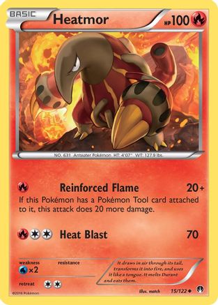 Heatmor 015/122 - XY  BREAKpoint Reverse Holofoil