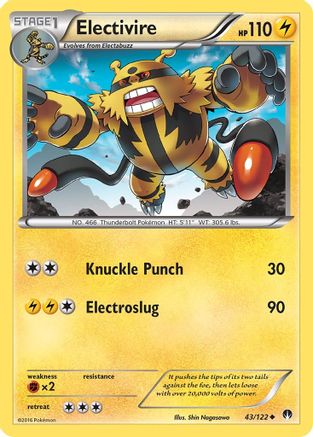 Electivire 043/122 - XY  BREAKpoint