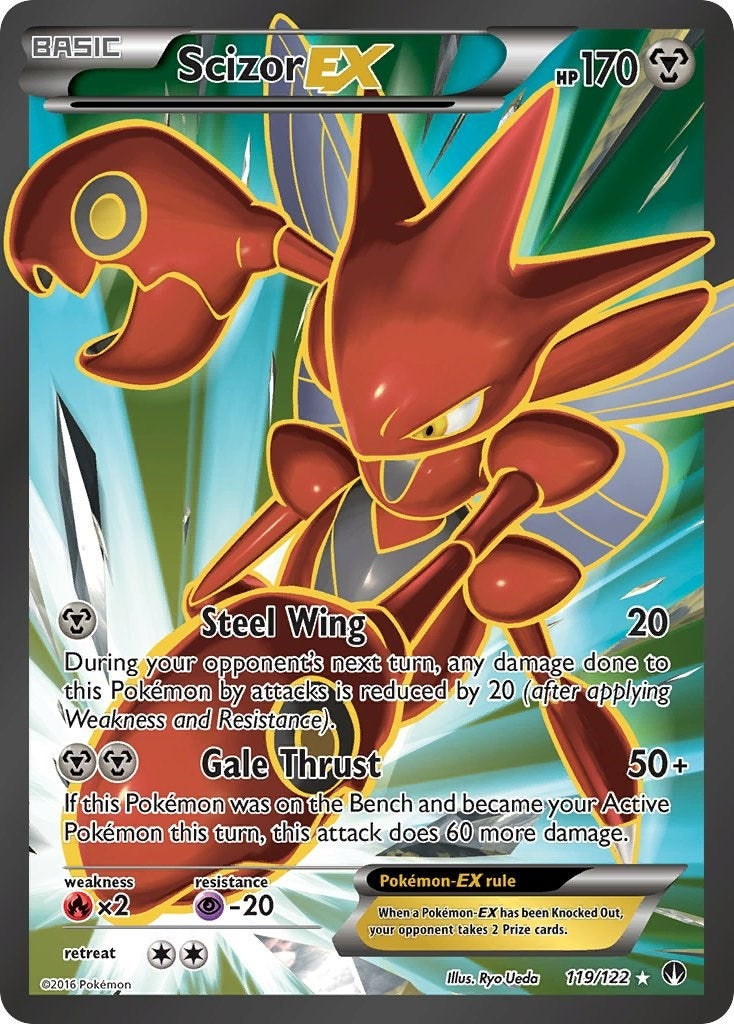 Scizor EX (Full Art) (119/122) (XY - BREAKpoint) (BKP)