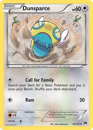 Dunsparce 090/122 - XY  BREAKpoint