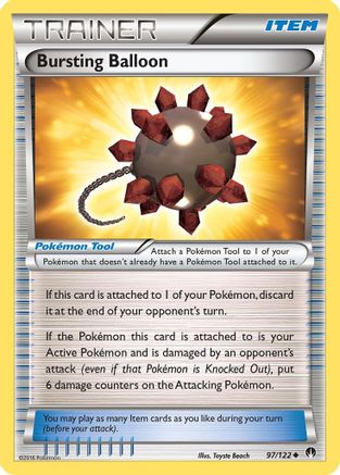 Bursting Balloon 097/122 - XY  BREAKpoint