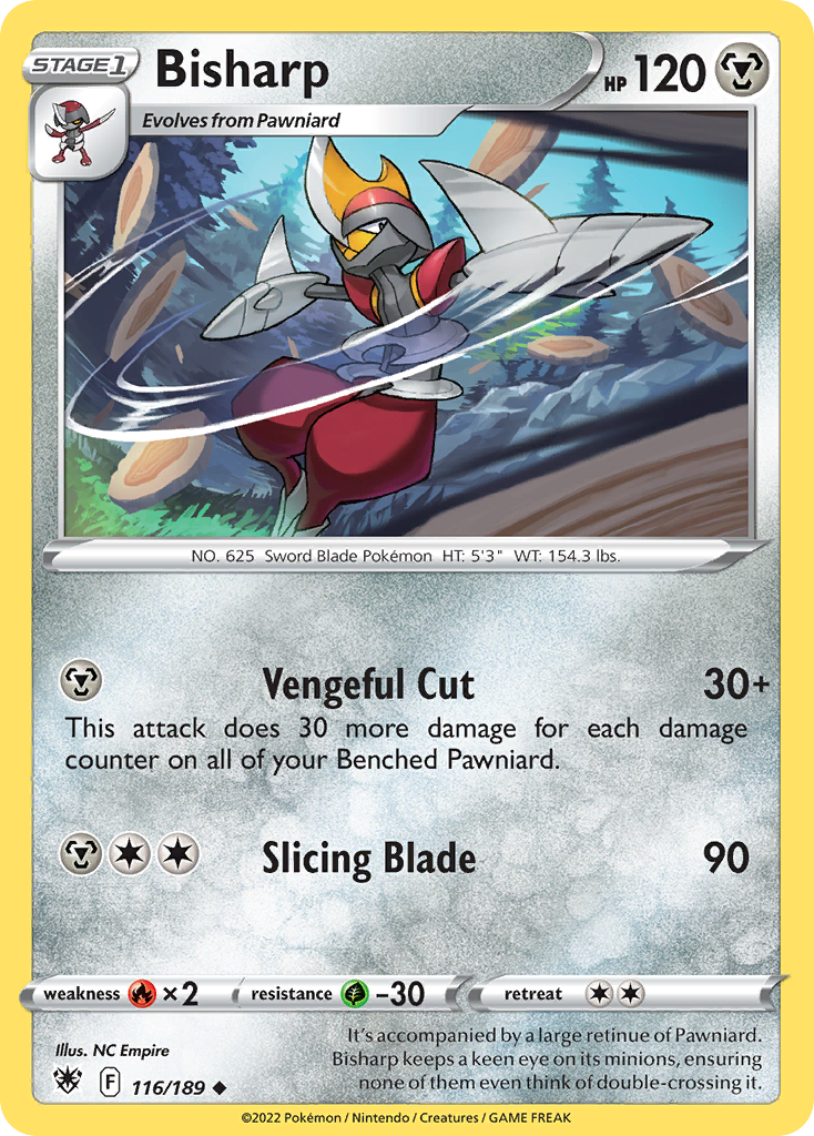Bisharp 116/189 - SWSH10 Astral Radiance