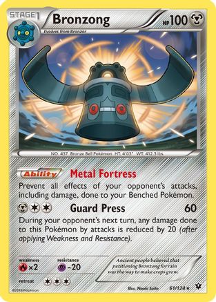 Bronzong 061/124 - XY  Fates Collide