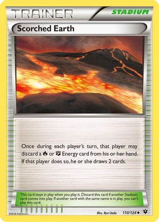 Scorched Earth 110/124 - XY  Fates Collide