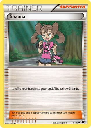Shauna 111/124 - XY  Fates Collide