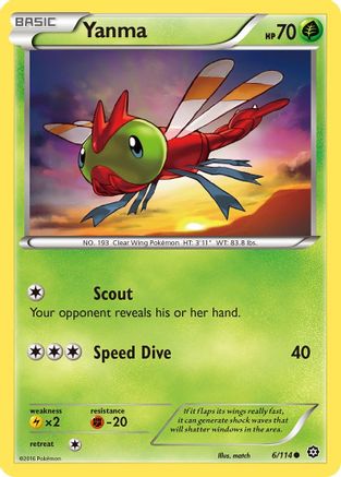 Yanma 006/114 - XY  Steam Siege