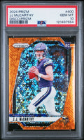 2024 Panini Prizm #400 JJ McCarthy Disco Prizm PSA 10