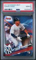 Graded 2017 Topps Bowmans Best Aaron Judge #1 Rookie RC Baseball Card PSA 10 Gem Mint