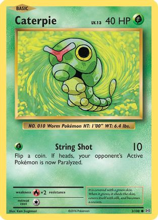 Caterpie 003/108 - XY  Evolutions