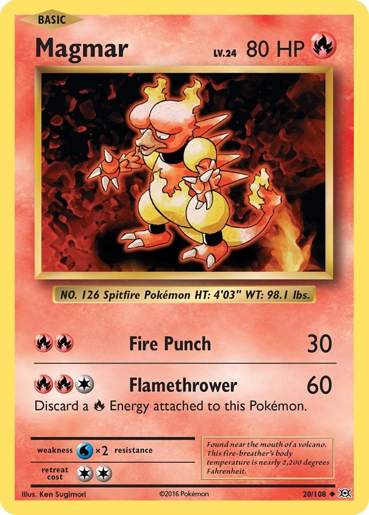 Magmar (20/108) (XY - Evolutions) (EVO)