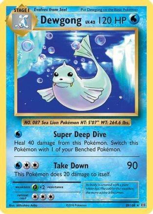Dewgong 029/108 - XY  Evolutions